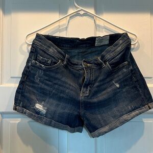 Casual Dark Blue Denim Jean Shorts